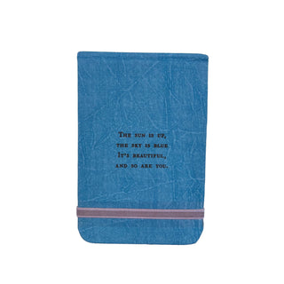 The Sun Is Up Fabric Notebook-3.5"x5.5"