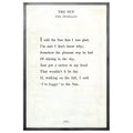 The Sun Art Print - Grey Wood