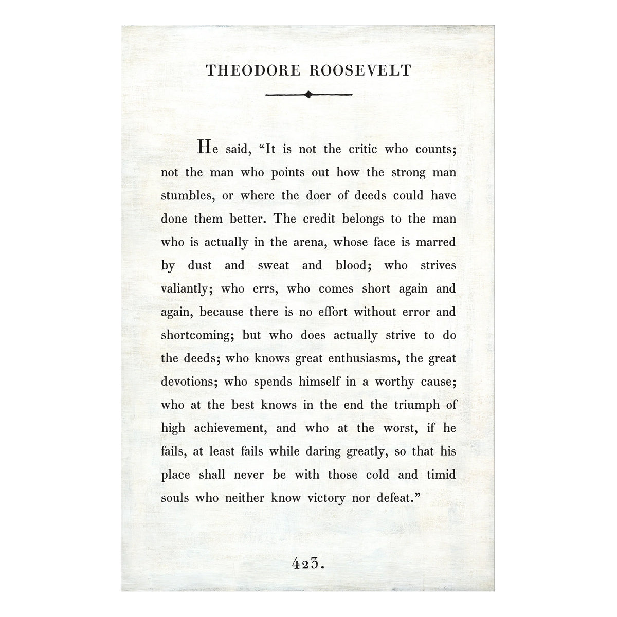 Theodore Roosevelt Art Print - Gallery Wrap