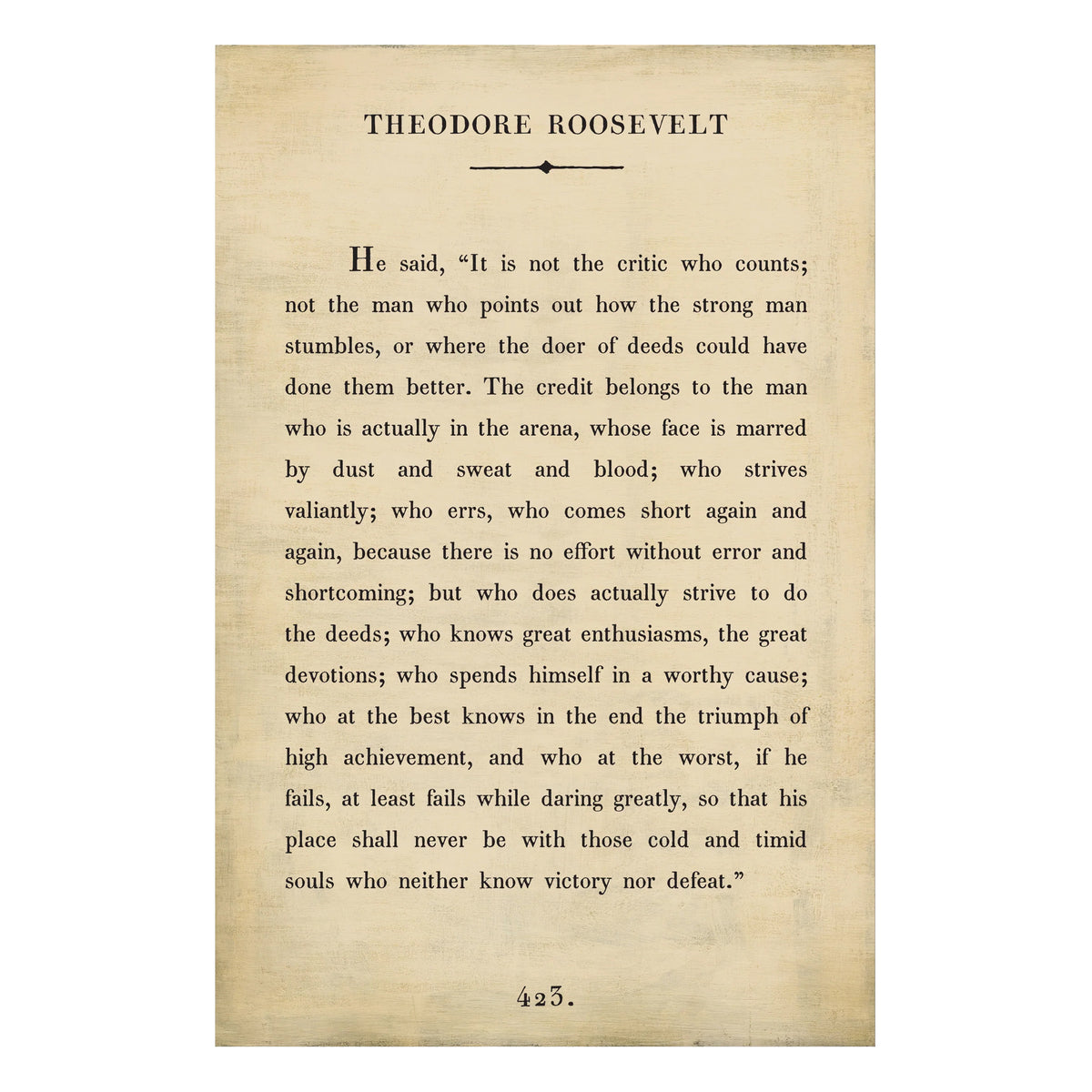 Theodore Roosevelt Art Print - Gallery Wrap