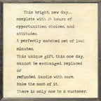 This Bright New Day Art Print - Grey Wood