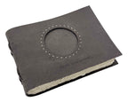 To The Moon And Back Leather Photo Keeper 6x8 - Slate