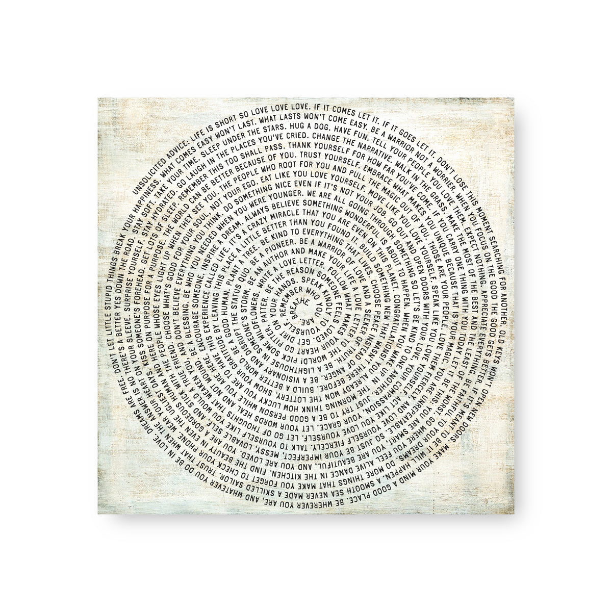 Unsolicited Advice Art Tile