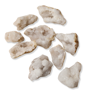 Natural Broken Crystal Geode Set of 50