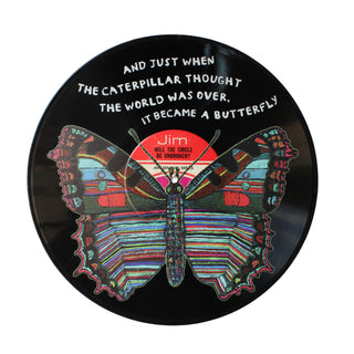 Butterfly W/ Quote - Vinyl Record