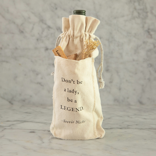 Be A Legend (Stevie Nicks) Wine Bag with Pocket