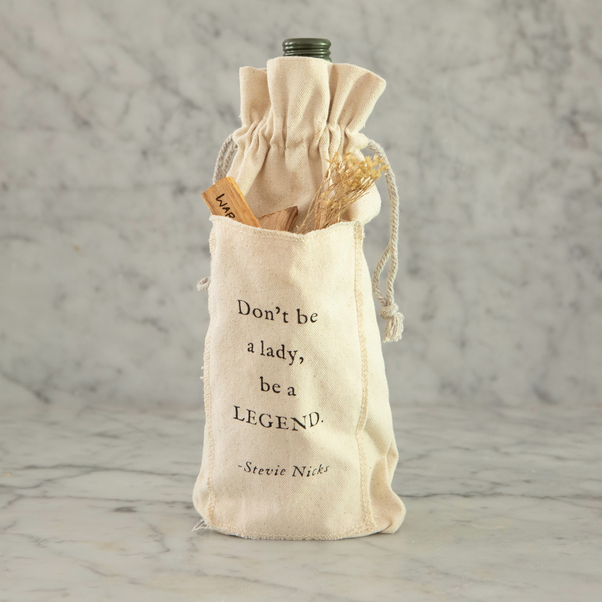 Be A Legend Wine Bag with Pocket