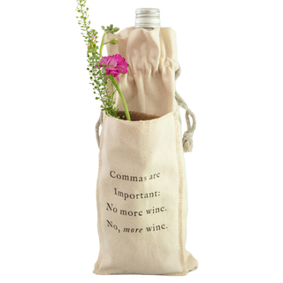 Commas Are Important: No More Wine. No, More Wine with Pocket