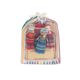 4 Worry Dolls in a Pouch