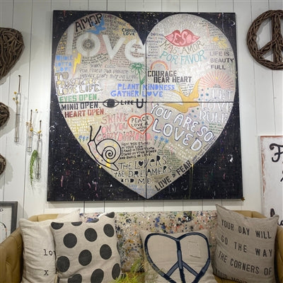 Choose Love Art Print in Black - Quick Ship