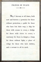Prayer of Peace Art Print – Poetry Collection