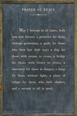 Prayer of Peace Art Print – Poetry Collection
