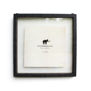 Wood Floating Frame 8"x8"- Black