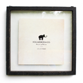 Black Wood Floating Frame 12x12