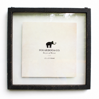 Wood Floating Frame 12"x12"- Black