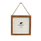Natural Wood Frame 8x8 w/ Jute