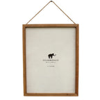 Natural Wood Frame 12x16 w/ Jute