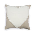 Heart Stitched Black Stitching Pillow