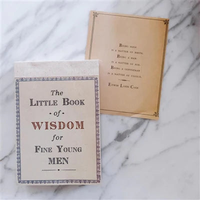 The Little Book of Wisdom for Fine Young Men