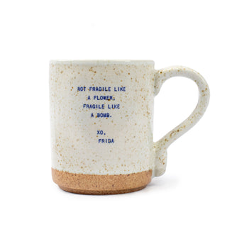 XO Mug - Not Fragile Like A Flower - Frida (Set of 4)