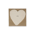 Mini Deckled Heart Set of 20- XOXO