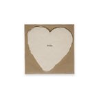 Mini Deckled Heart Set of 20- XOXO