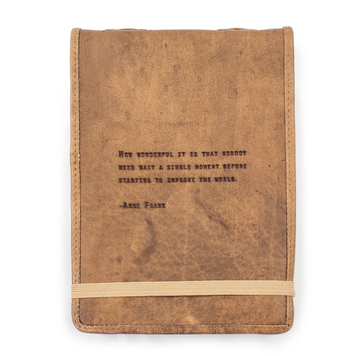 ***How Wonderful It Is Signature Leather Journal - Maple