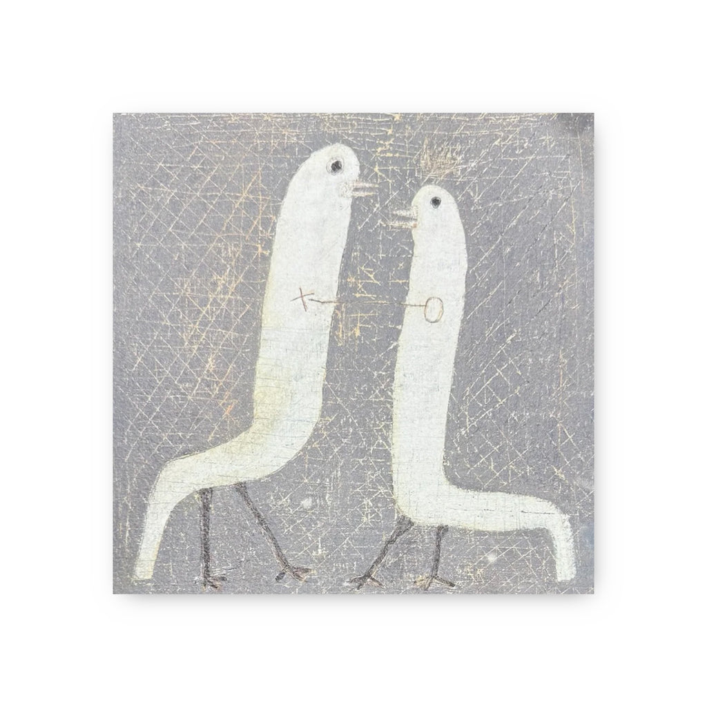 Beautiful You Birds Art Tile