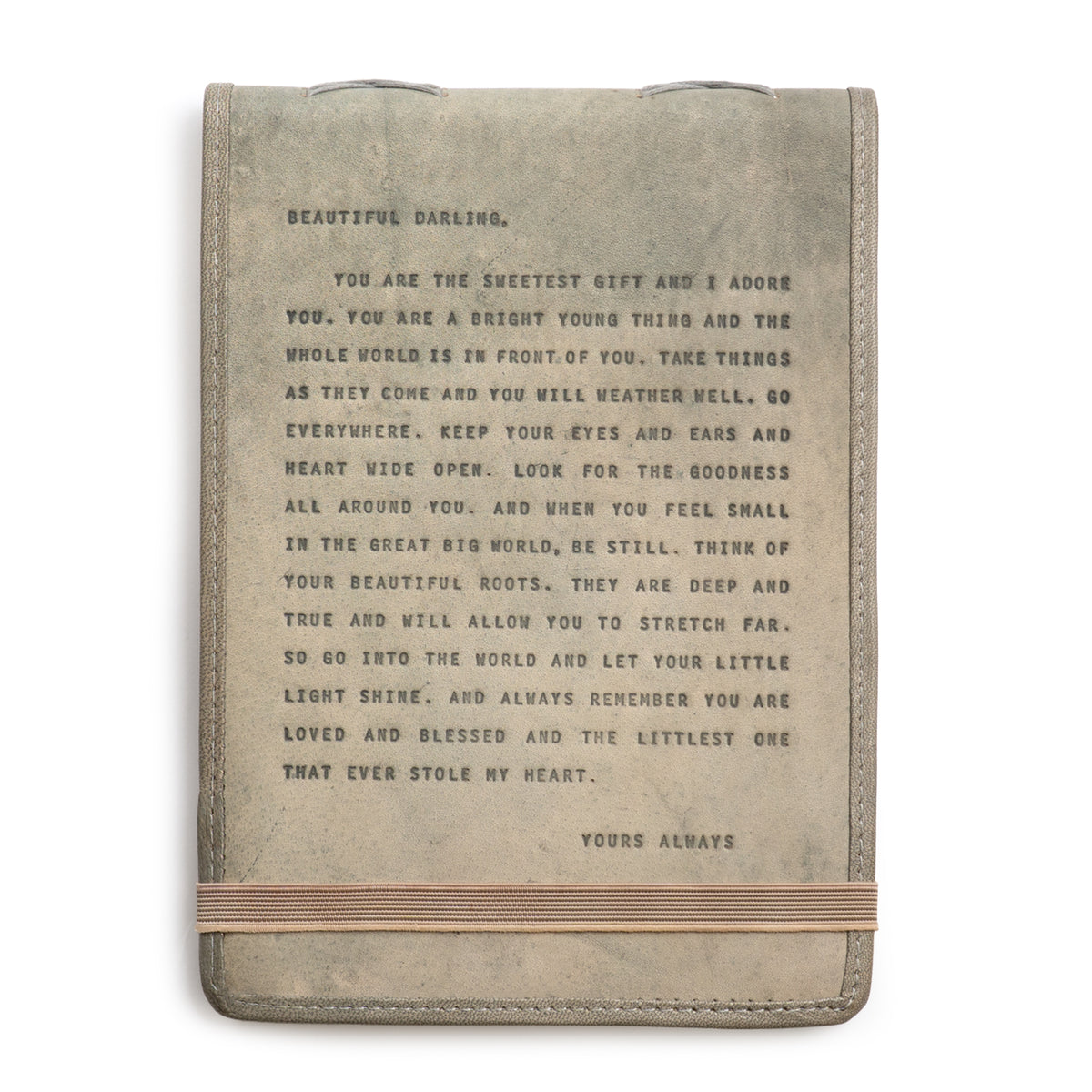 Letter for Sophie Signature Leather Journal - Stone
