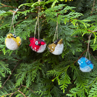 Felt Friendly Flock Ornaments - Assorted Set of 8