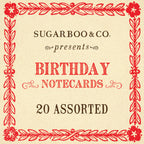 Birthday Notecards - Assorted Set of 20