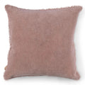 Blush Velvet Pillow With Poms 22x22