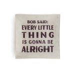Bob Said Square Decoupage Plate 6x6