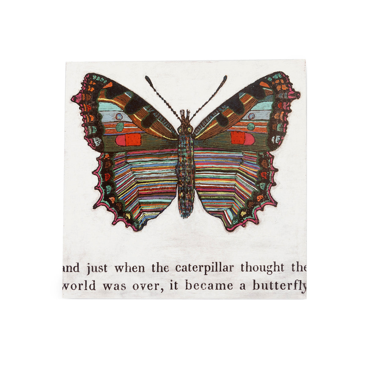 Butterfly Art Poster - 12x12