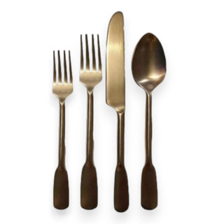 ***Gold Plated Brass Cutlery Box Set