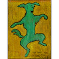 Dancing Dog Art Print - Gallery Wrap