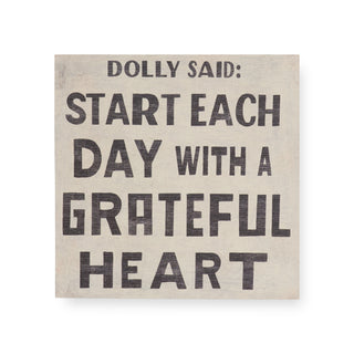 8"x8" Dolly Said Art Poster