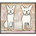 Double Trouble Art Print - Grey Wood