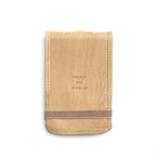 Dreams And Schemes Mini Signature Leather Journal - Honey