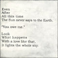 Even After All This Time Art Print