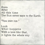 Even After All This Time Art Print