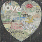 Choose Love Art Print in Black - Quick Ship