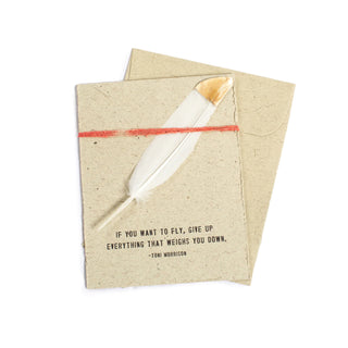 ***Feather Cards - Assorted Set 10