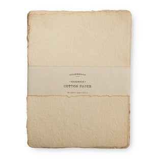 Large Handmade Cotton Paper Bundle - Flax