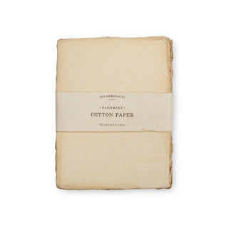 Medium Handmade Cotton Paper Bundle - Flax