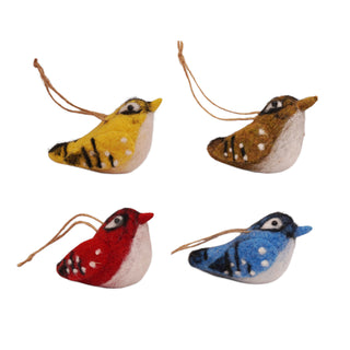 Felt Friendly Flock Ornaments - Assorted Set of 8