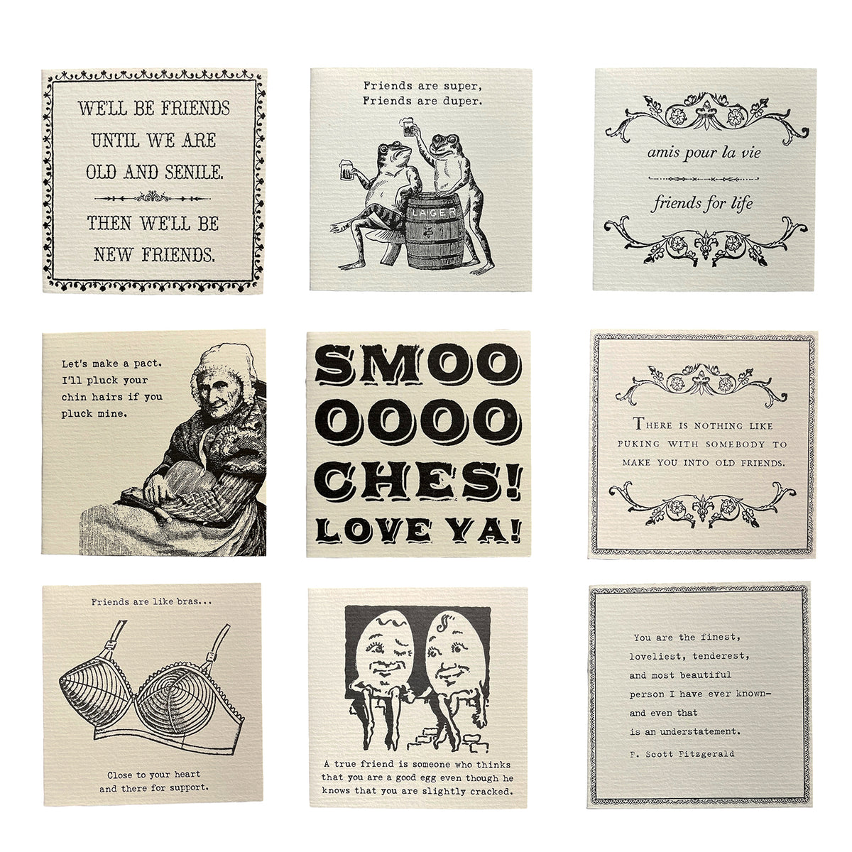 Friendship Notecards - Assorted Set of 20