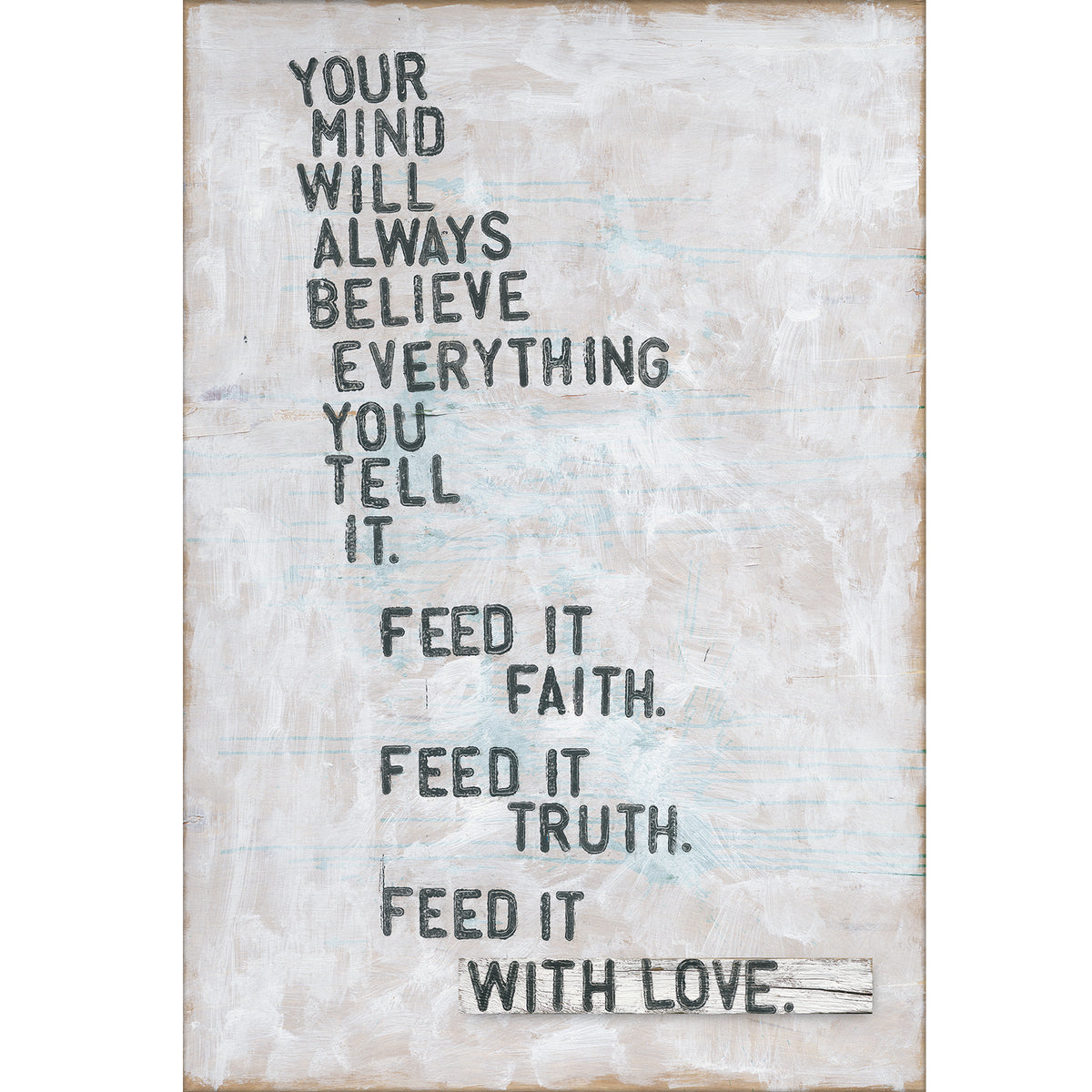 Faith Truth Love Art Print