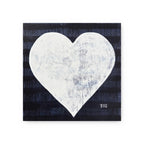 Grand Coeur Art Tile in Navy