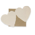 Mini Deckled Heart Set of 20- XOXO